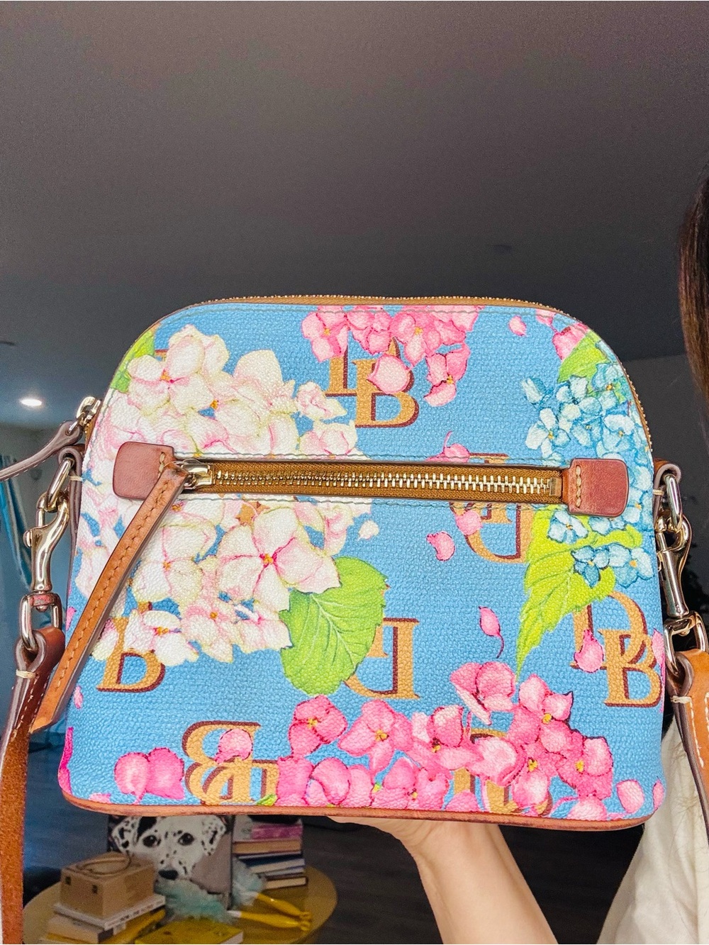 Dooney & Bourke Hydrangea Small Domed Crossbody